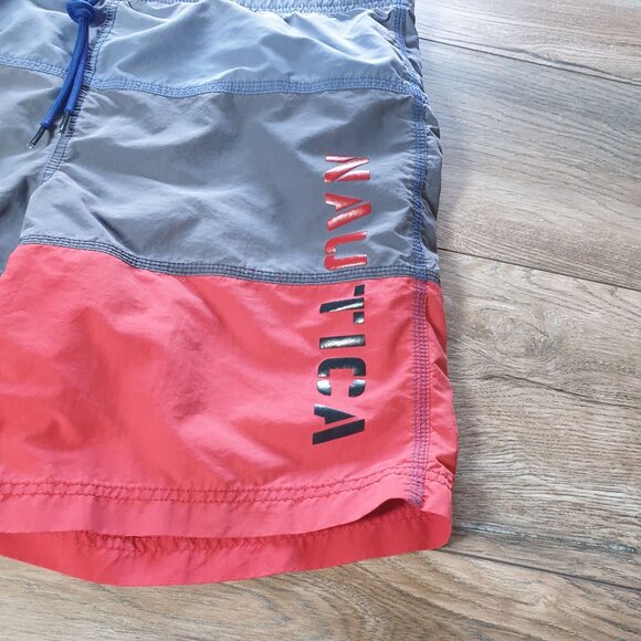 Nautica Mens Swim Trunks Quick-Dry Size M Waist 34 In Beach Vacation Cruise Pool - Picture 2 of 5